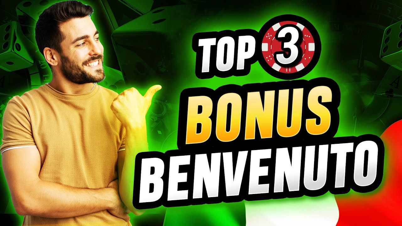 i 3 migliori Bonus di Benvenuto per giocare nei Casin&ograve; Online ✅