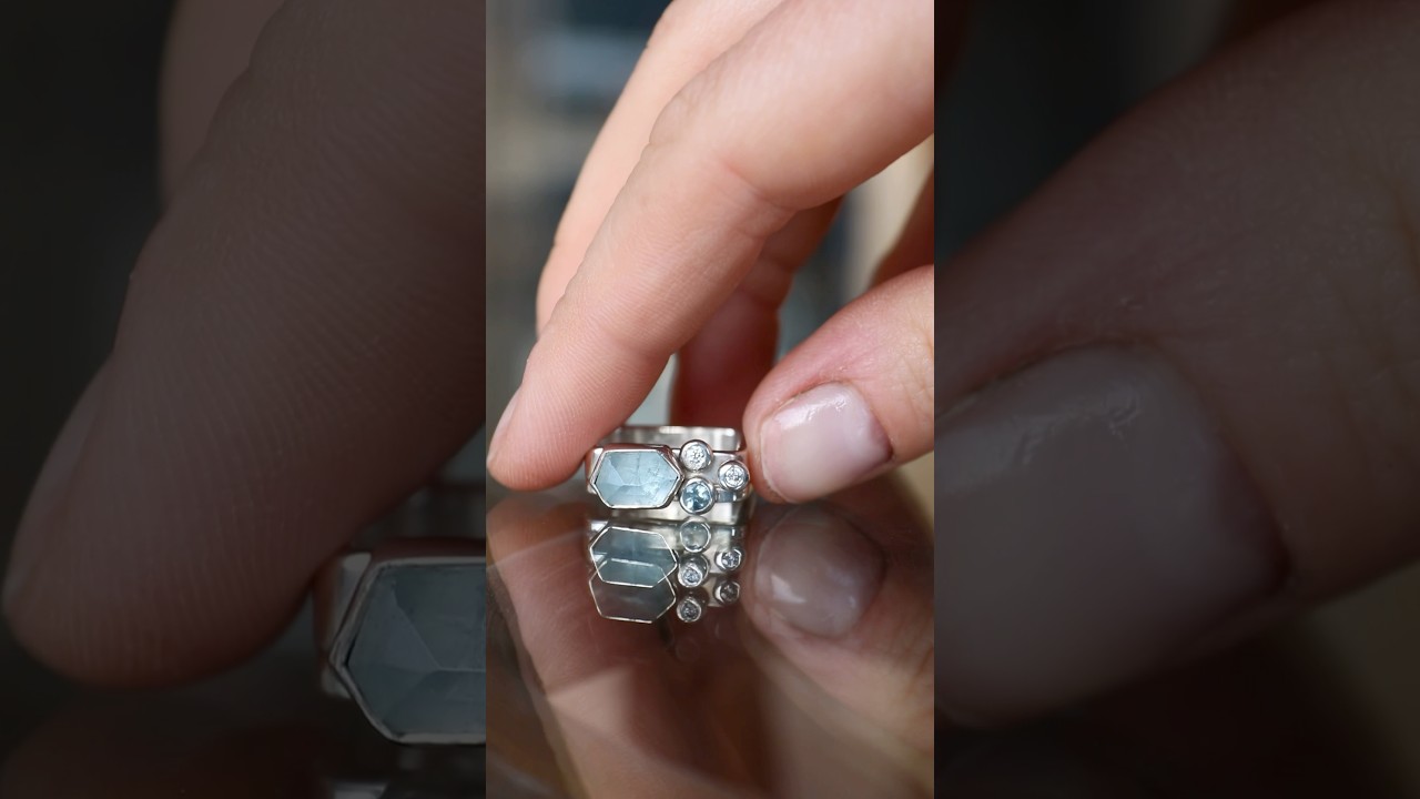 Square Silver Ring | Unique Jewellery #silversmith #squarering #silverwork #handmade #ring #beauty
