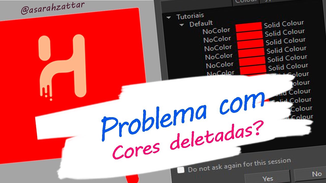 Como corrigir a paleta com cores recuperadas?