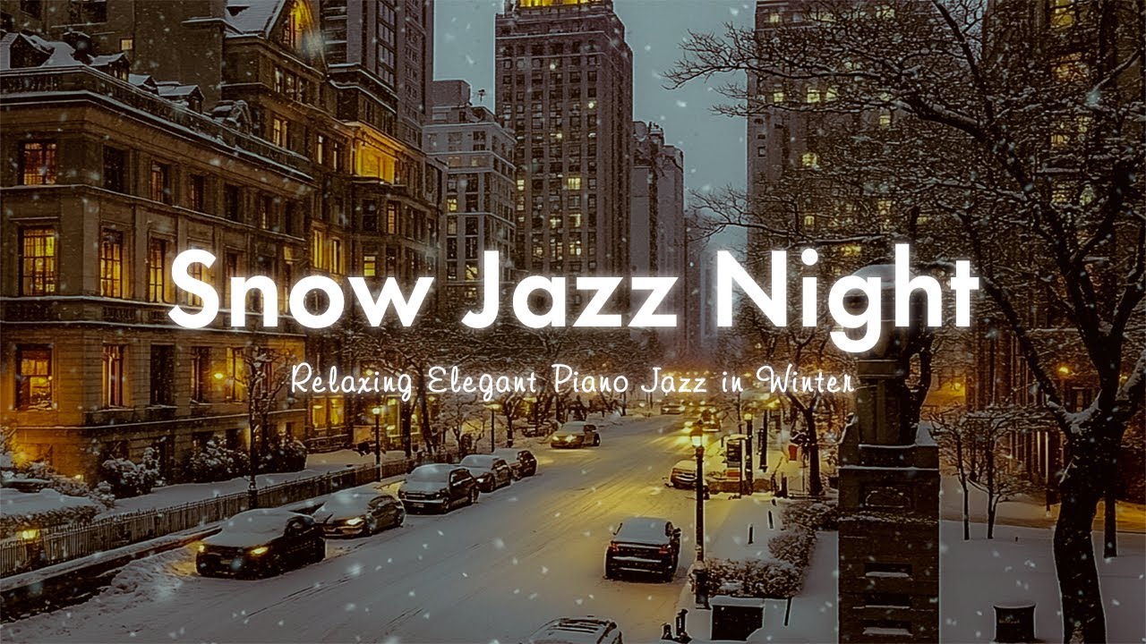Exquisite Snow Jazz Sleep in Quiet Winter - Gentle Relaxing Piano Jazz for Peaceful Mood, Deep Sleep