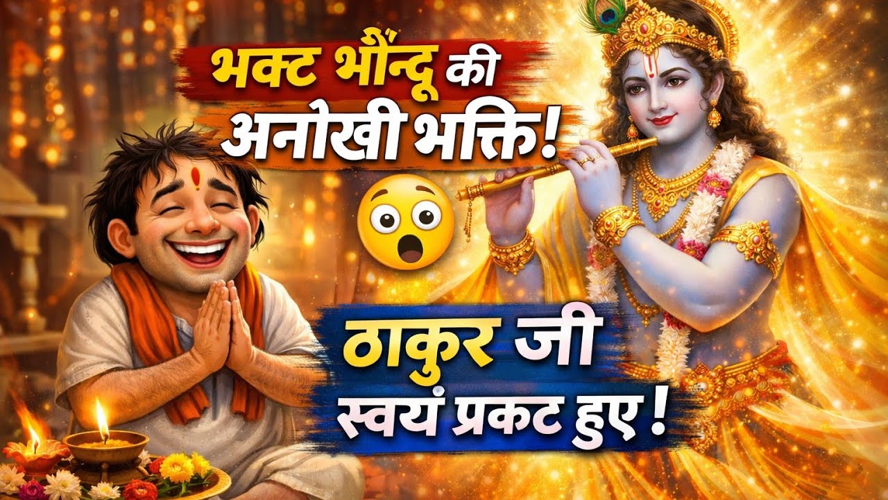 भक्त भौन्दू की अनोखी भक्ति | ठाकुर जी स्वयं प्रकट हुए