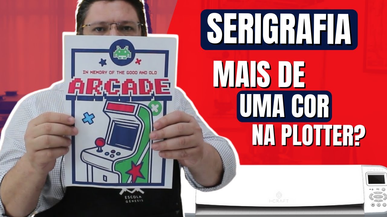 SERIGRAFIA em MAIS DE UMA COR com a PLOTTER de RECORTE?
