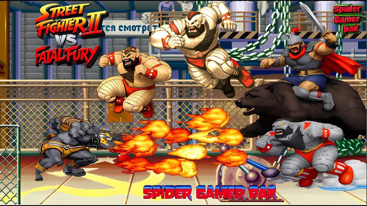 Dhalsim Team Most Epic Fight Against Fatal Fury Worriers - Street Fighter Vs Fatal Fury 2024 Edition