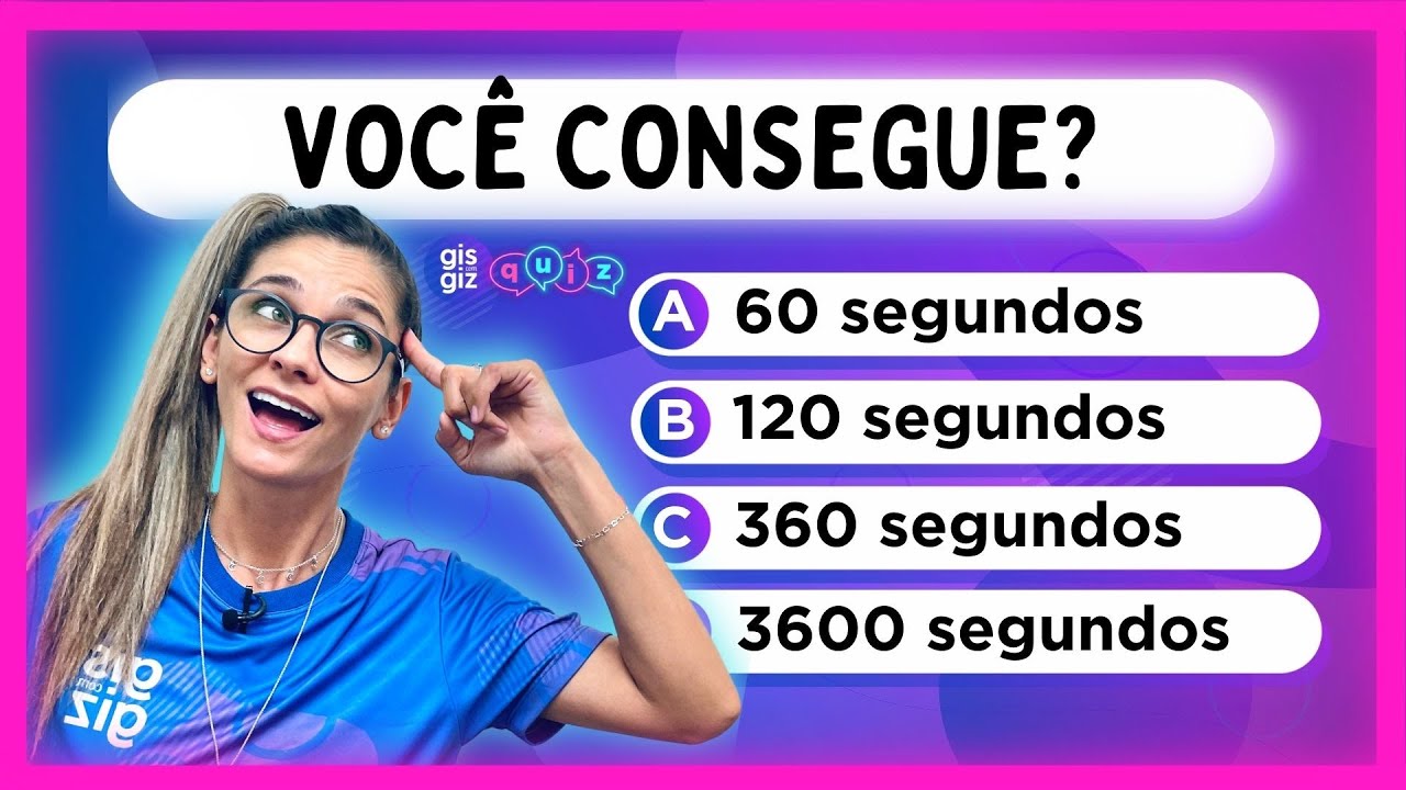💢INCRÍVEL QUIZ PARA TREINAR SUA MENTE E PRATICAR MATEMÁTICA \Prof. Gis/