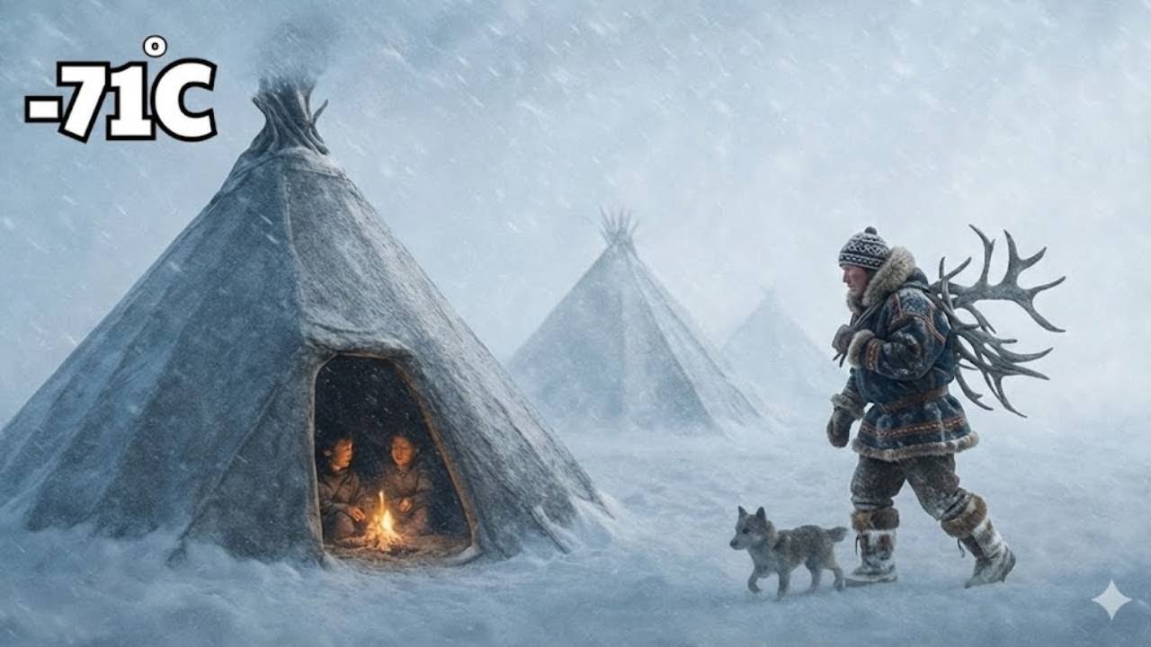 24 часа с якутскими кочевниками в смертельно опасную зиму ❄️ | Выживание при –71°C