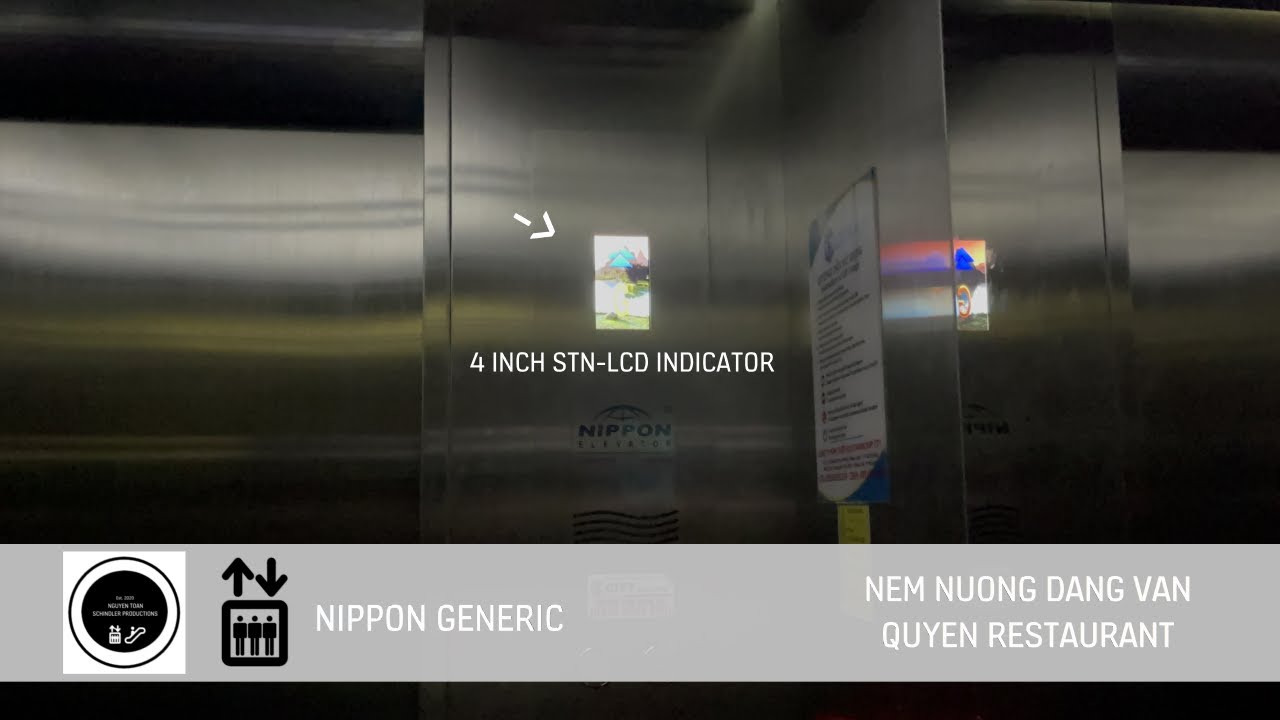 Nippon Generic Traction Elevator at Nem Nướng Đặng Văn Quyên Restaurant, Nha Trang City, KH, VN