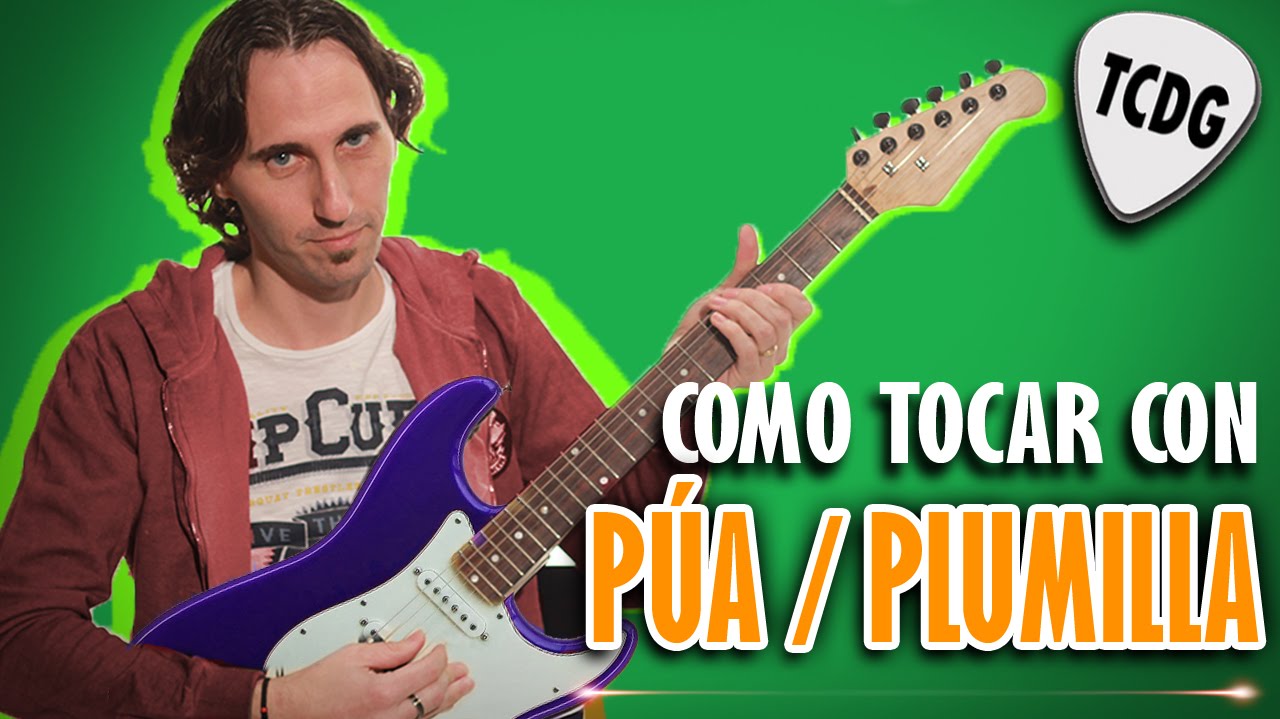 Como Tocar Guitarra Eléctrica Con Púa /Plumilla. Tutorial Súper Fácil Para Principiantes TCDG