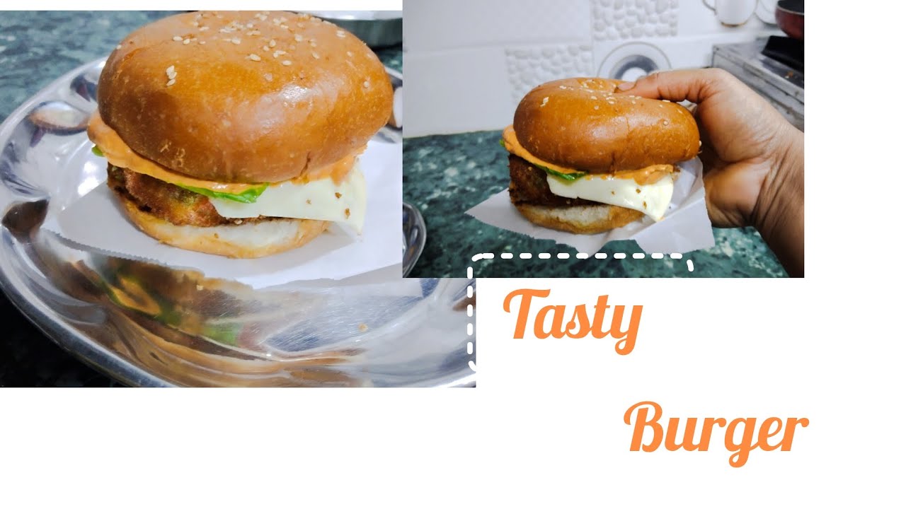 Veg Burger |बहुत ही आसान है इस veg burger को घर पर बनाना |