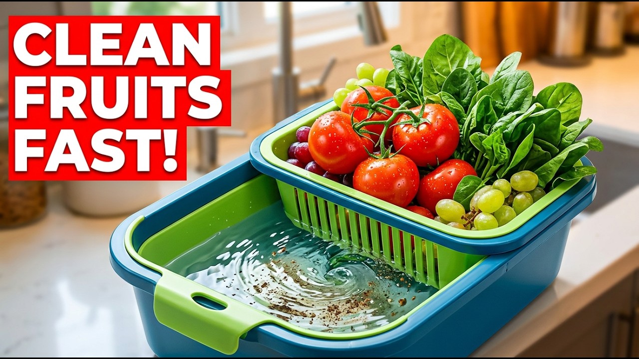 &ldquo;Fruit & Vegetable Washing Basket &ndash; Use Karne Ka Sahi Tarika!&rdquo; | Nurej Home