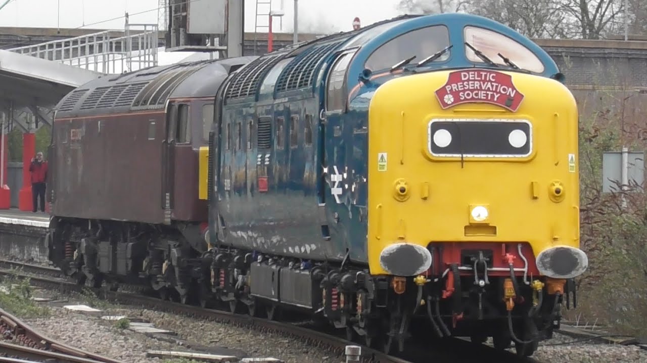 55009 &lsquo;Alycidon&rsquo; first run back on the mainline at Crewe 28:03:23