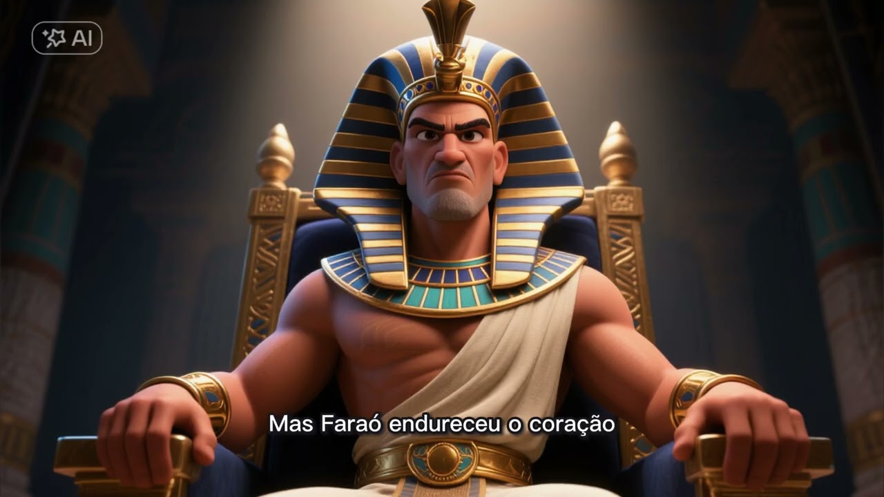 🔥 MOISÉS E O MAR QUE SE ABRIU! 😱🌊 A História Bíblica Mais Incrível Para Crianças