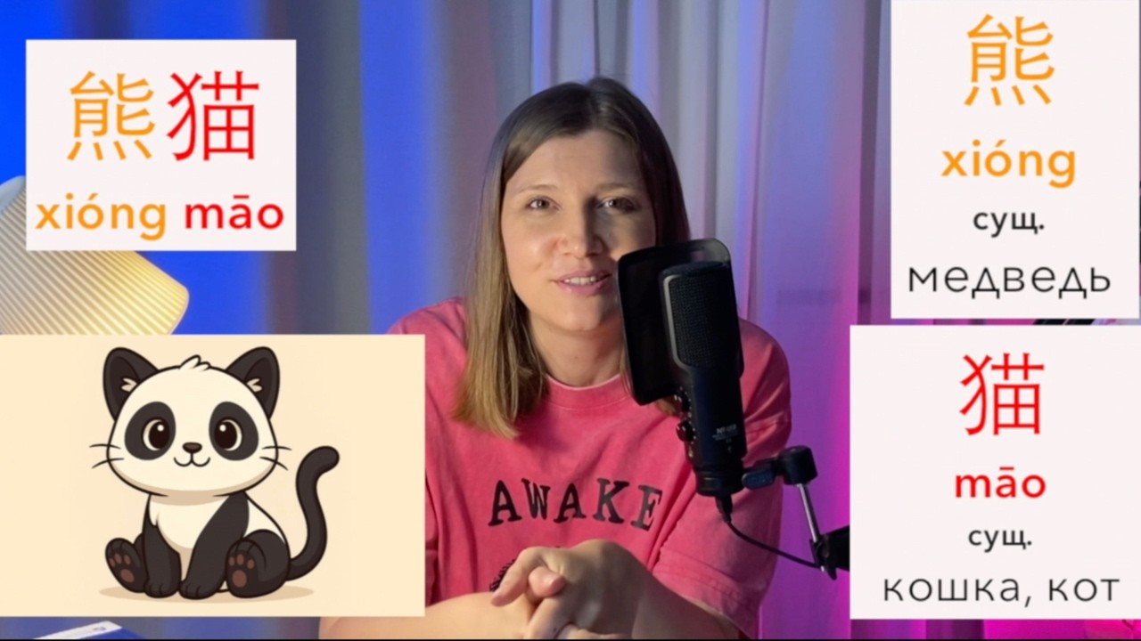 Китайские слова, которые заставляют взглянуть на мир по-новому: 🐼 熊猫 и другие