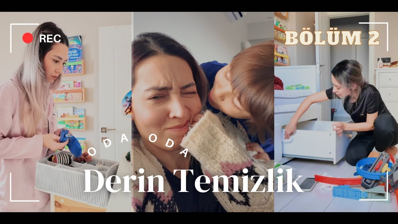 RAMAZANA KADAR ODA ODA DÜZEN ve TEMİZLİK ! Bölüm 2 ÇOCUK ODASI 🧸Fena Çarpıyor ! ⚡️ Yatak Örtüm 😍👌🏻