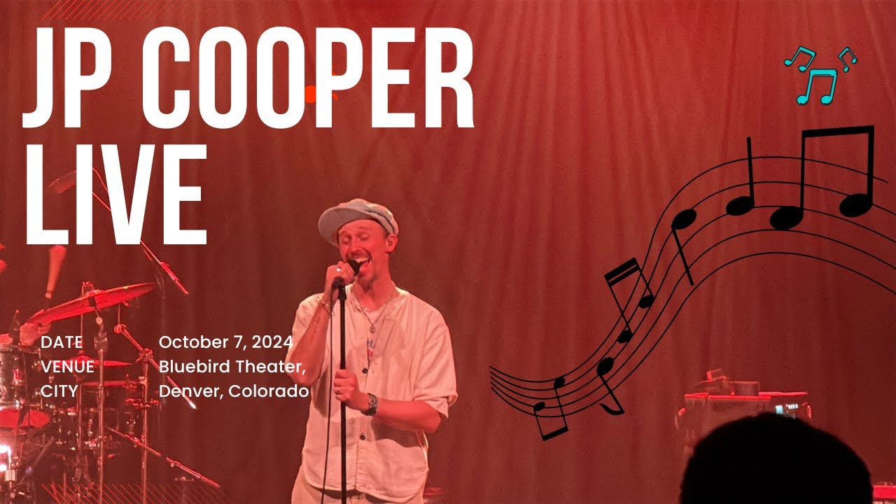 JP Cooper Full Live Show 2024