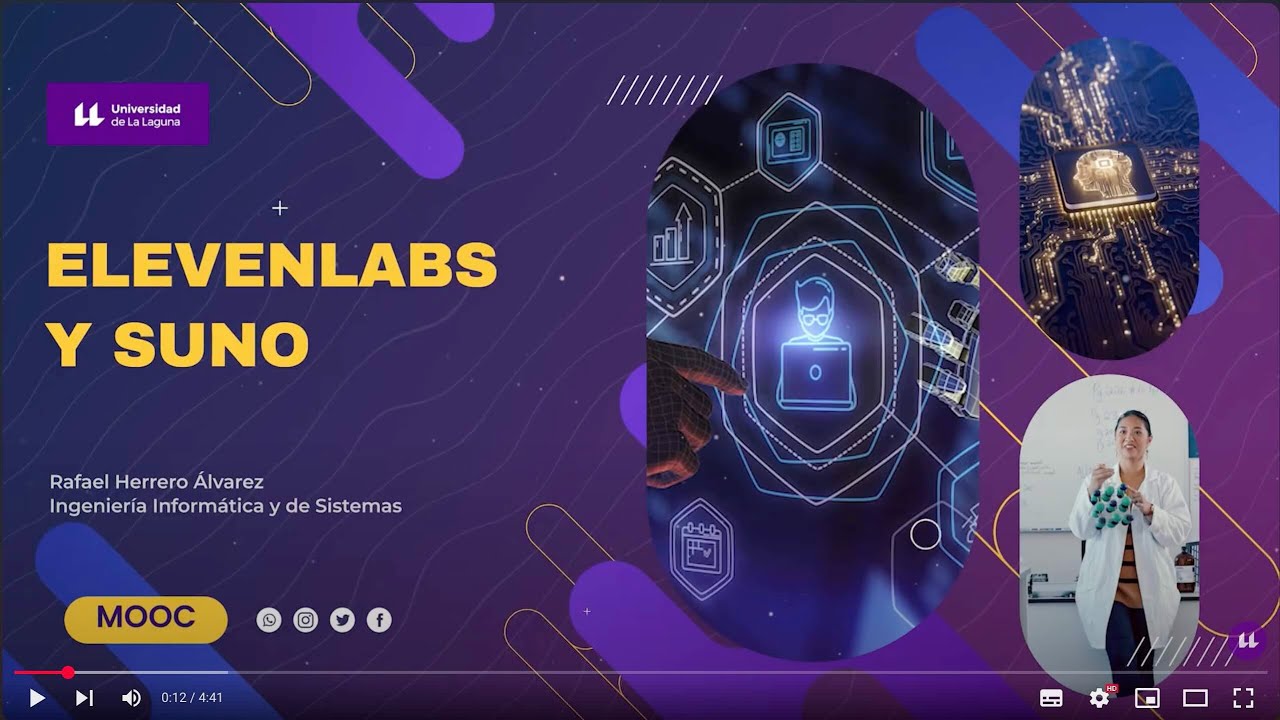 MOOC: ElevenLabs y Suno. Rafael Herrero.