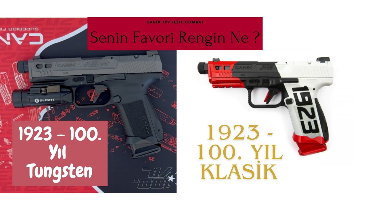 Canik Tp9 Elite Combat 1923 - 100. Yıl Serisi + Olight™ Pl Pro / Unboxing - Özel Kutu Açılışı