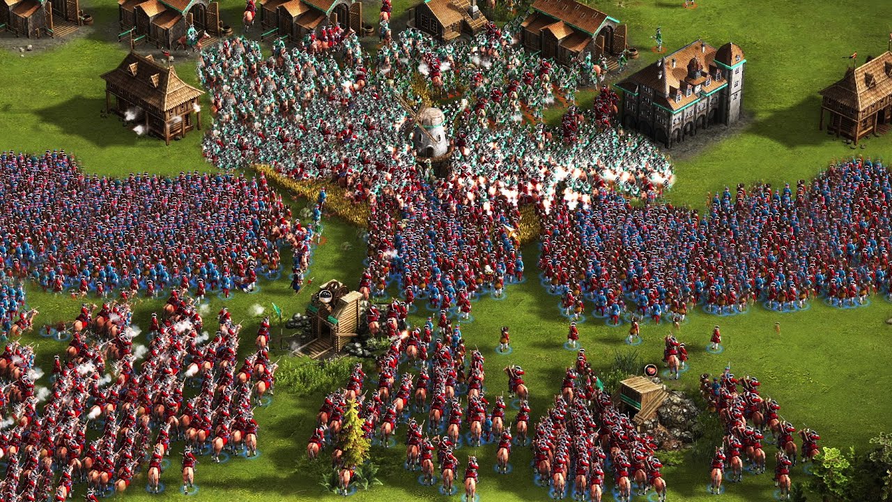 Cossacks 3 - [3 VS 5] - 3 PRO vs 5 OKAY PLAYERS - SWITZERLAND INVADED [MULTIPLAYER]