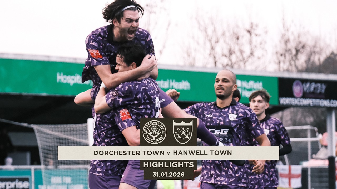 WE FOUR-ONE ENJOYED THAT  - Dorchester Town v Hanwell Town - Highlights