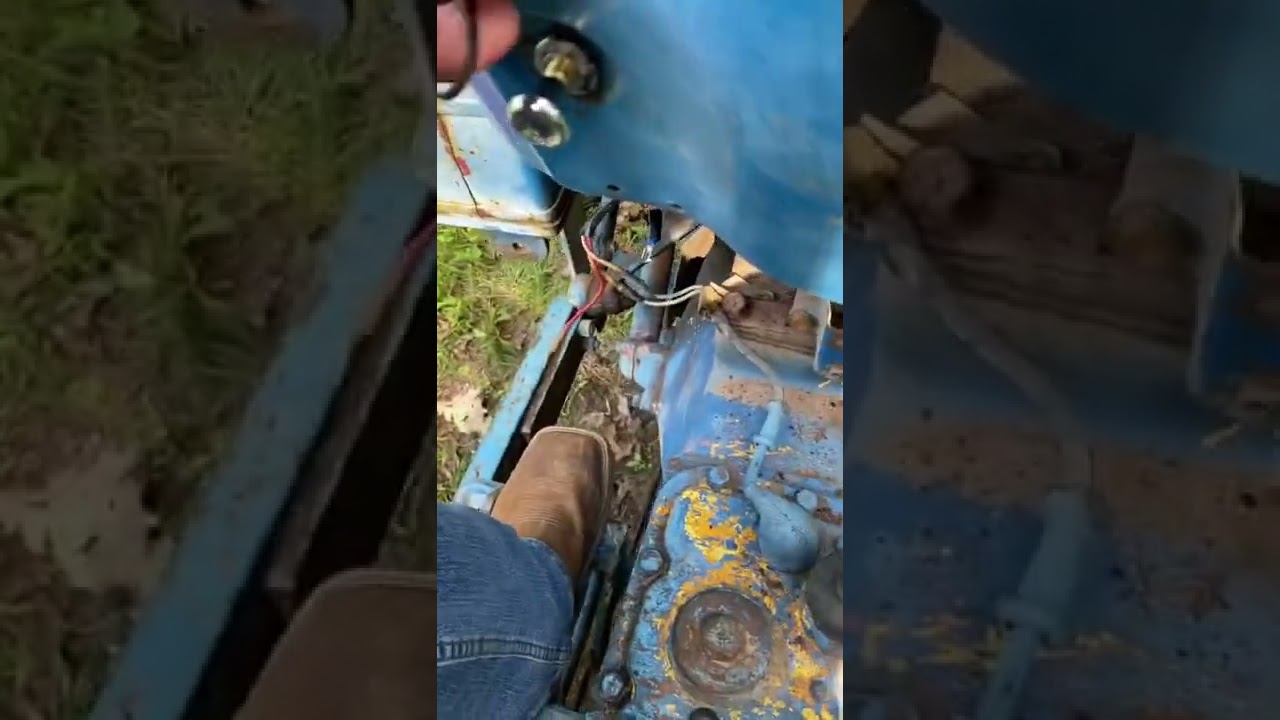 How to start a 1965-1975 Ford 2000 tractor