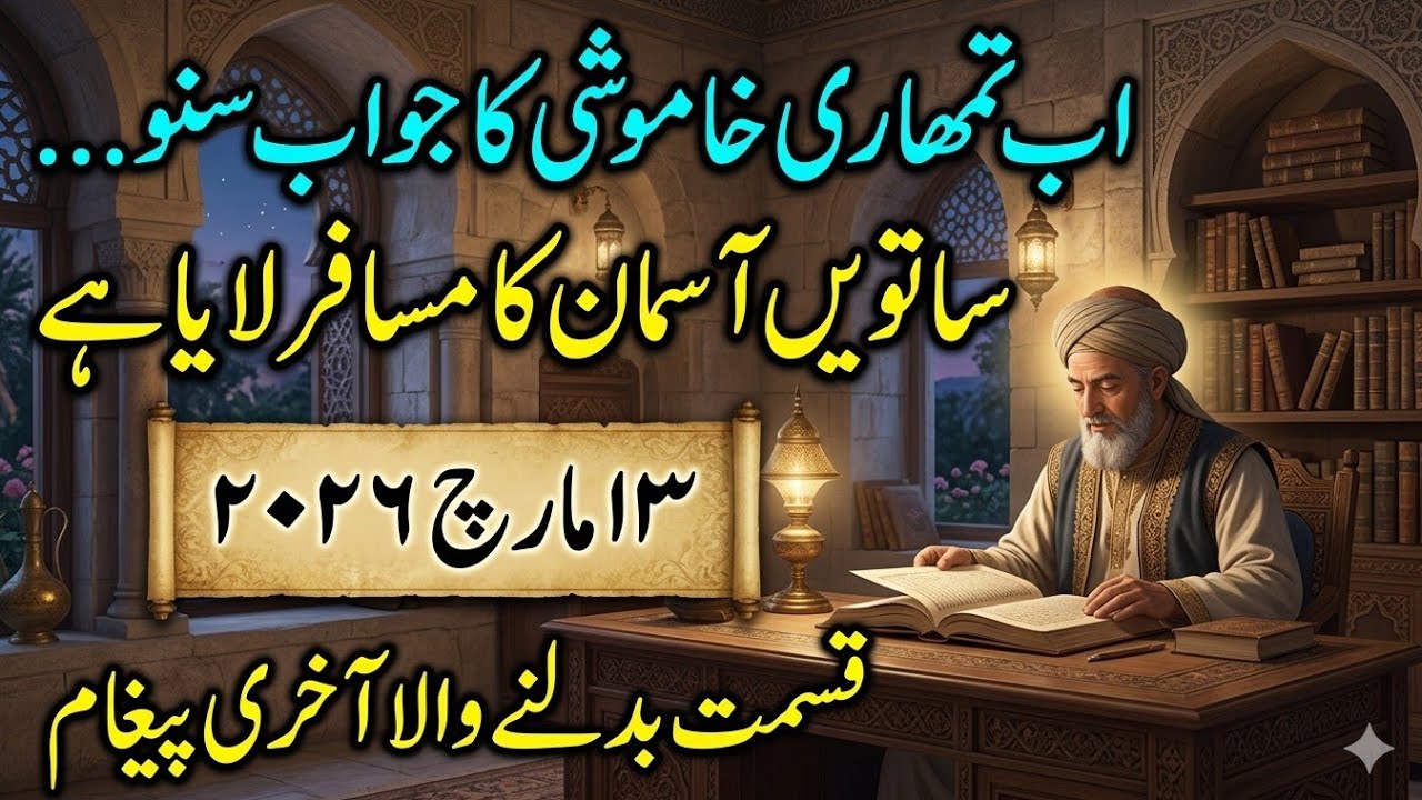 Ab Tumhari Khamoshi Ka Jawaab Suno..Qismat Badlne Wala Peghaam