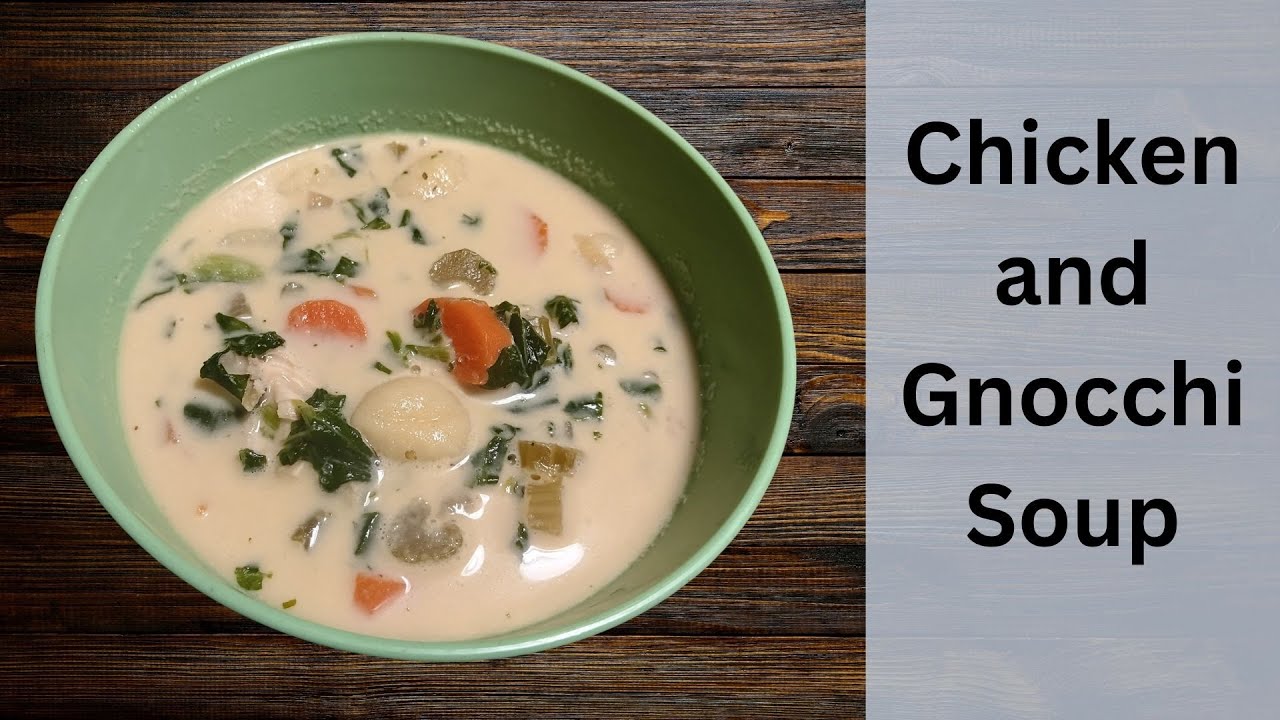 Chicken and Gnocchi Soup - Olive Garden Copycat - Vegetarian Friendly