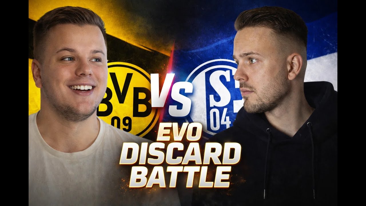 Beide müssen mit 3er Kette spielen 😱😱😱 GamerBrother VS AtSiski EVO DISCARD BATTLE