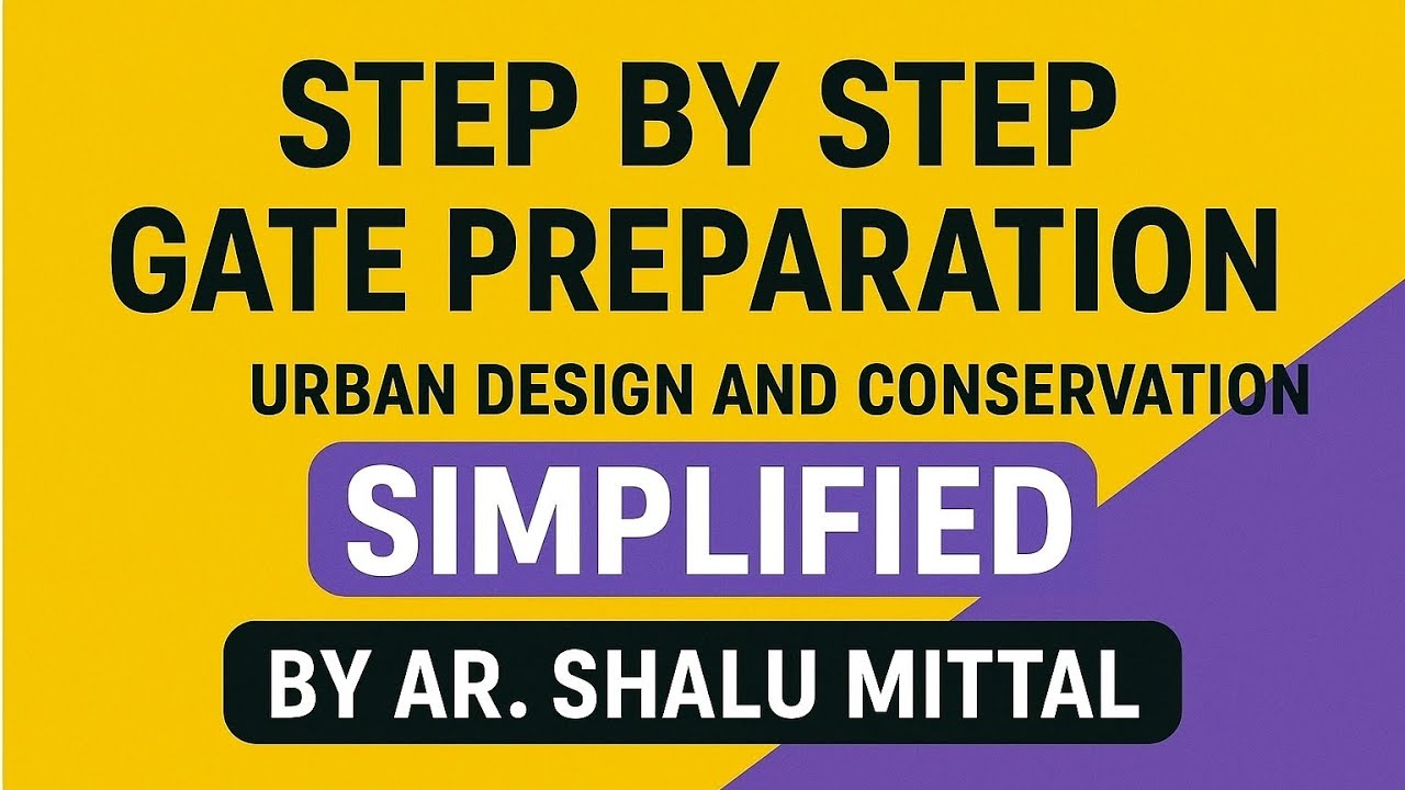 GATE 2026 Architecture and Planning l Step by Step | Development controls