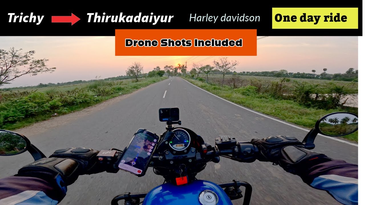 Trichy To Thirukadaiyur | Ride after 4 months in my Harley Davidson| One day ride| RP Motovlogs