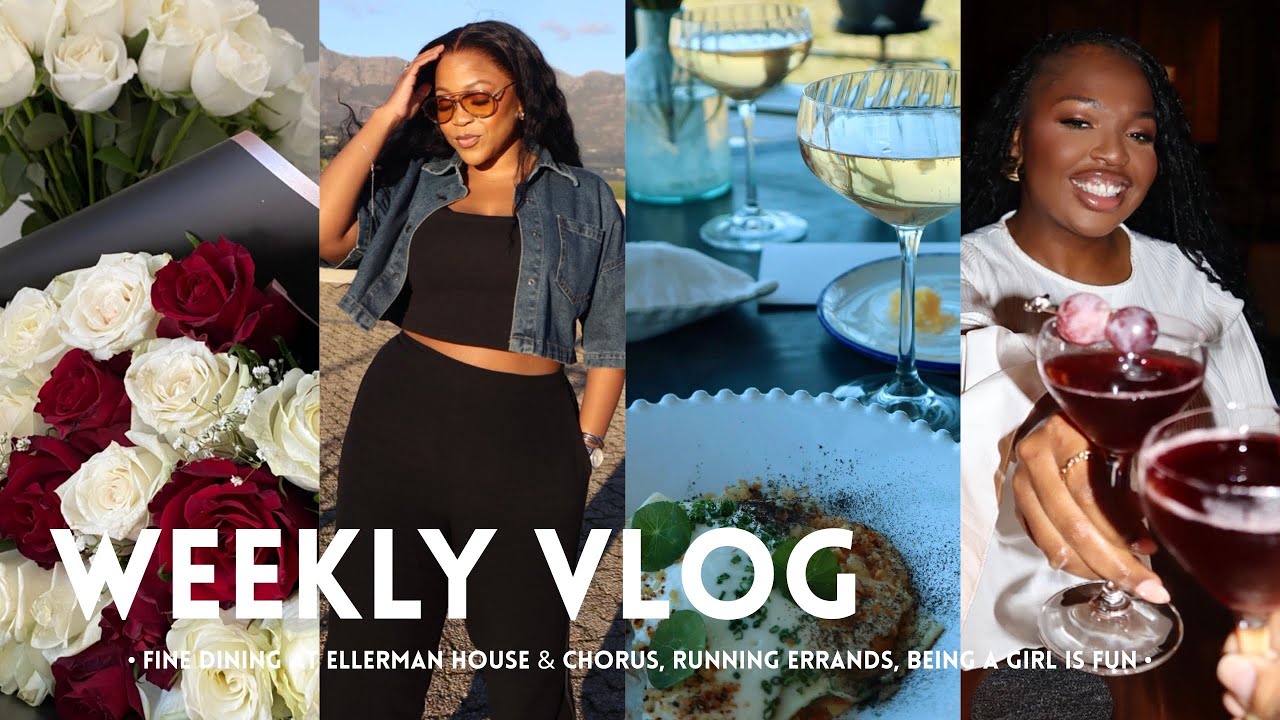 WEEKLY VLOG: Fine dining at Ellerman House | Chorus to celebrate 15k! | Fat Bastard influencer event