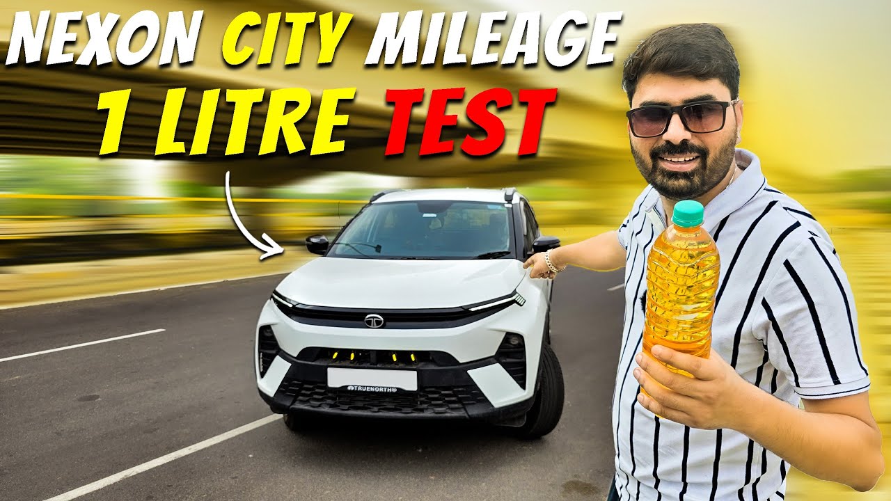 1 Litre Tata Nexon City Mileage Test 😱 |  Kitna deti hai ¿¿