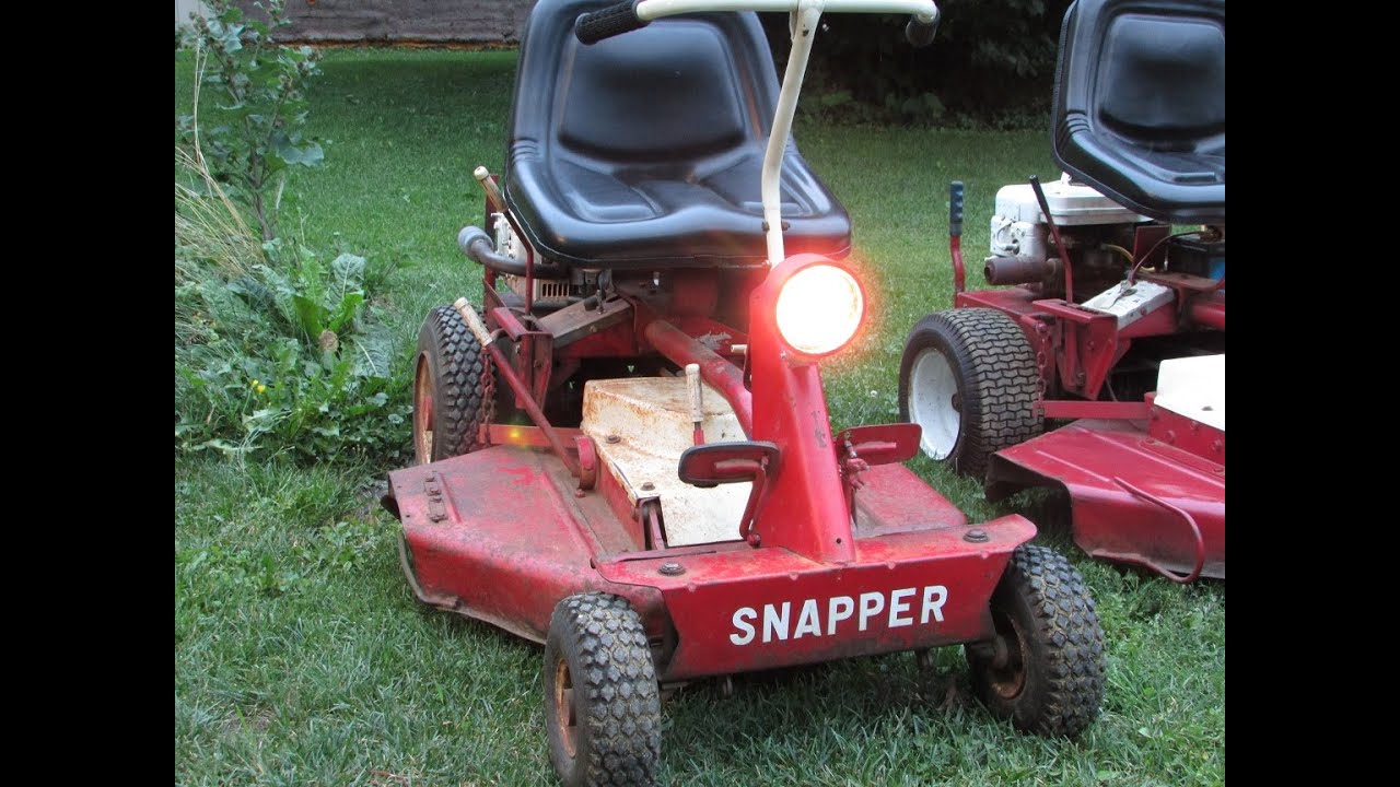 Snapper 2650 Rear Engine Rider  Stuck in High gear... Lets try to Slow it down