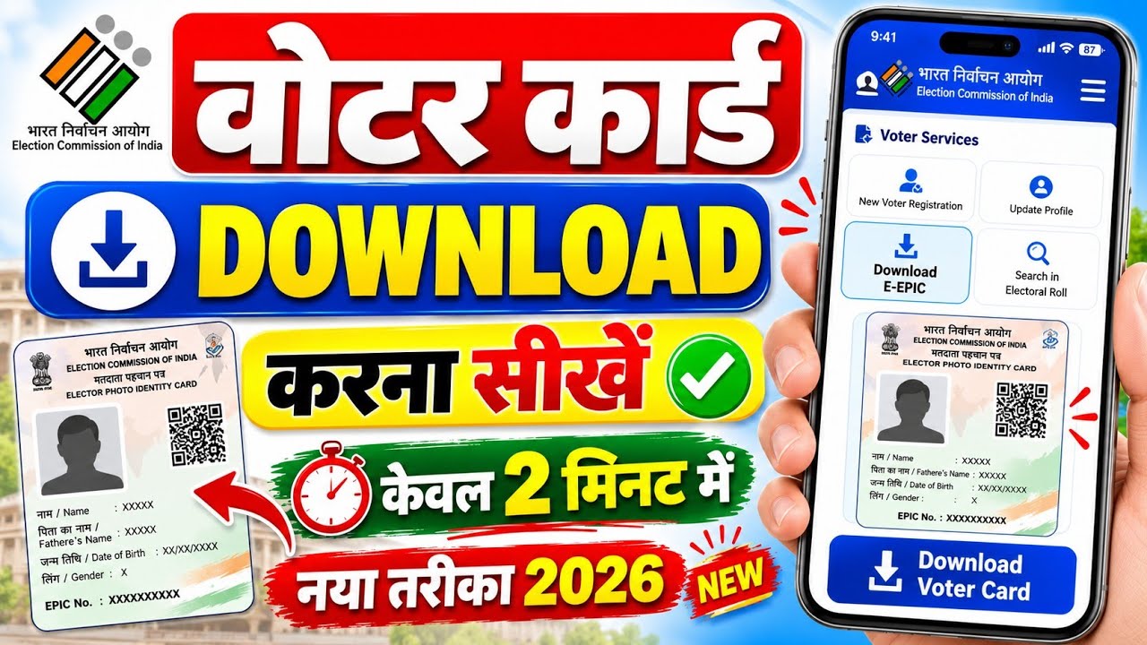 Voter ID Card Kaise Download Karen | Voter Card Kaise Download Karen | Voter ID Card Download Online