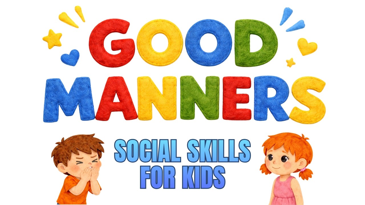 Good Manners for Kids | Gentle, Low-Stimulatory Learning for Preschoolers