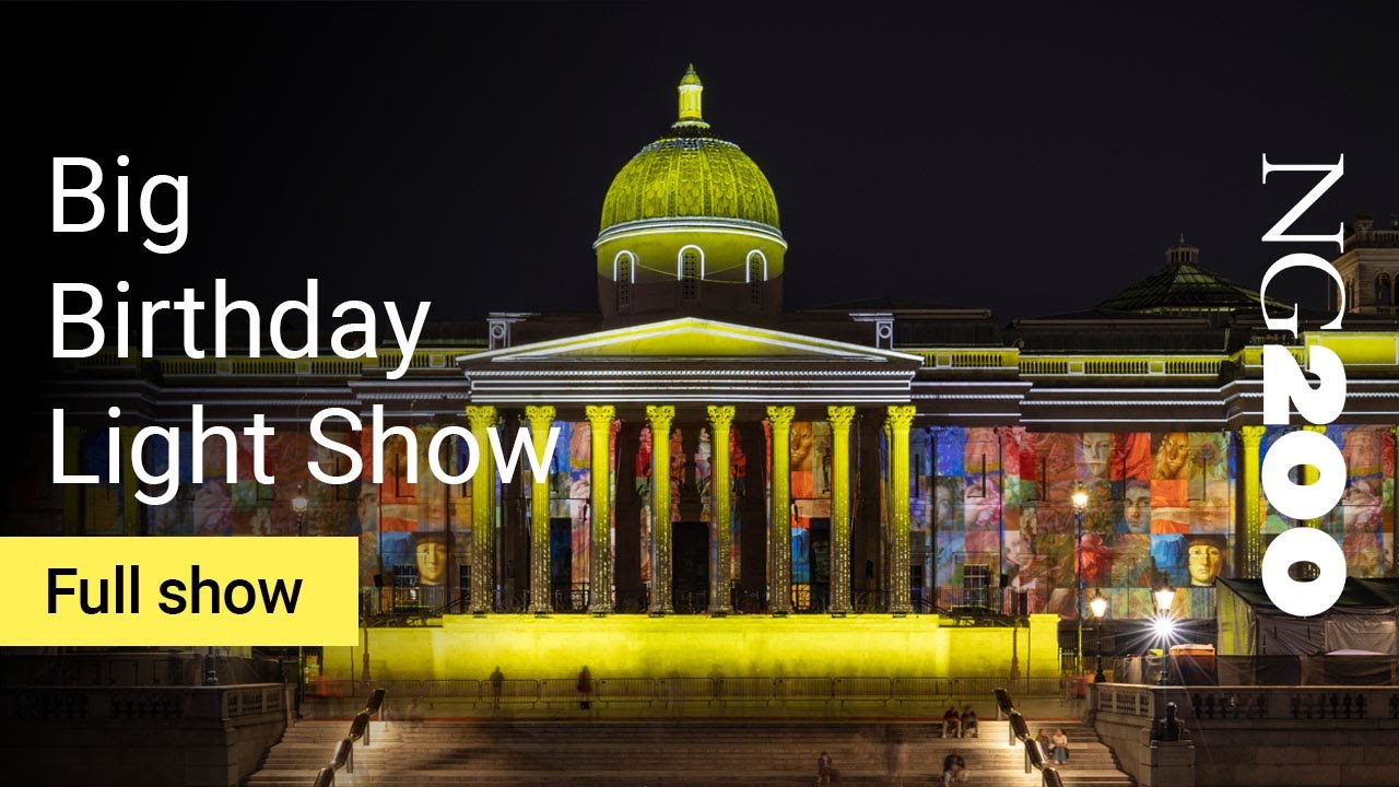 Spectacular Light Show Celebrates 200 Years of the National Gallery ✨