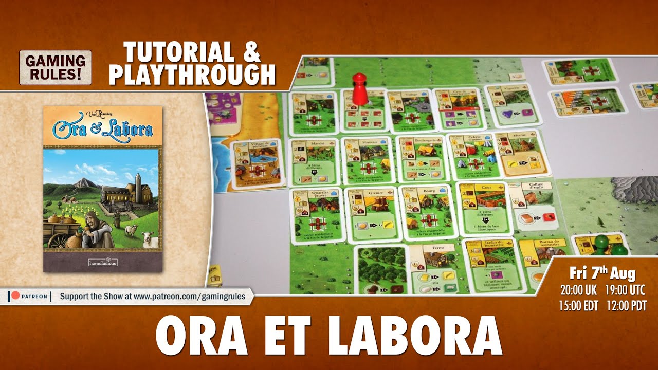 Ora et Labora - Tutorial & Playthrough