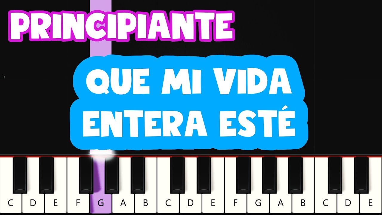 Que Mi Vida Entera Est&eacute; - Himno | Teclado y Piano Tutorial Nivel F&aacute;cil Para Principiantes