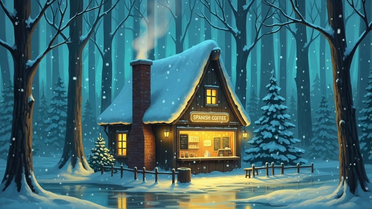 Slow & Soft ❄🎧Winter Night Vibes 🌙 Cozy Lo-Fi Beats to Relax / Chill to ~ || Lofi Spanish