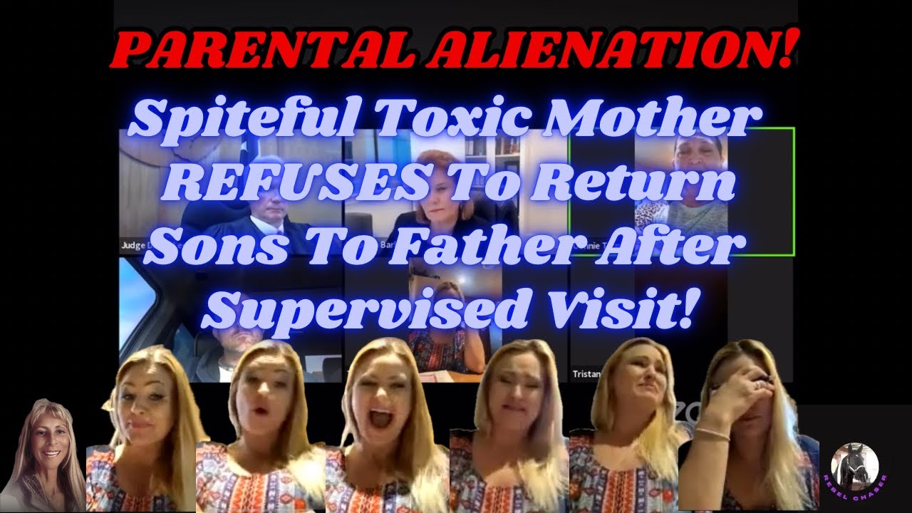 Spiteful Toxic Mother REFUSES To Return Sons To Father After Supervised Visit!
