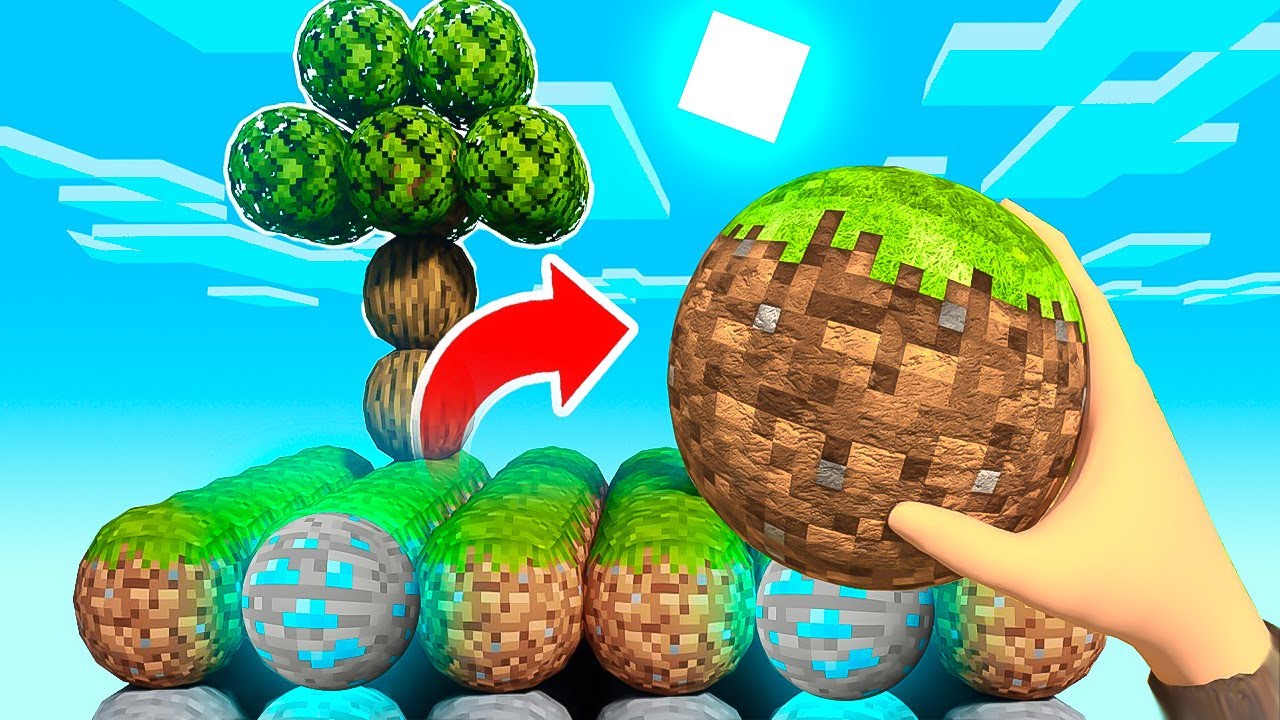 MINECRAFT, ale WSZYSTKO JEST OKRĄGŁE! ( szalone! )