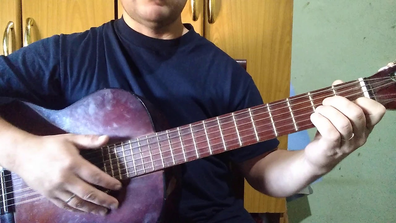 El victorioso vive en mi. Acordes en guitarra.