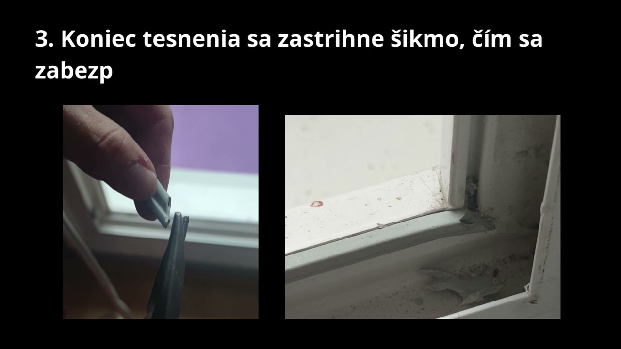 Jednoduch&yacute; n&aacute;vod: Ako vymeniť tesnenie na okn&aacute;ch a dver&aacute;ch