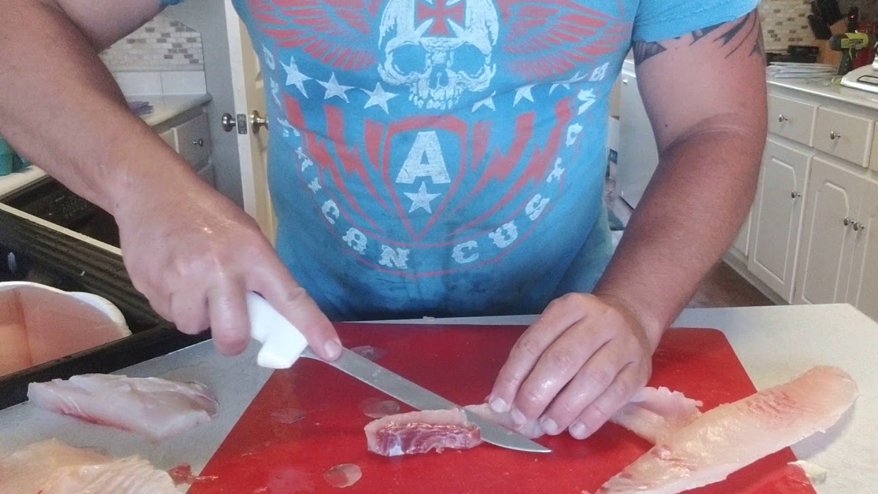 How to debone buffalo fish fillets