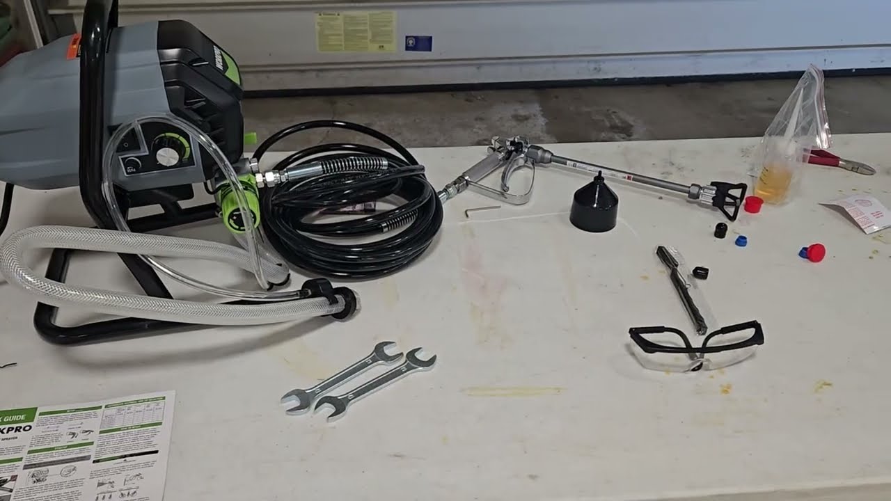 WORKPRO 700W Airless Paint Sprayer, 2900PSI High Efficiency - Very Nice!