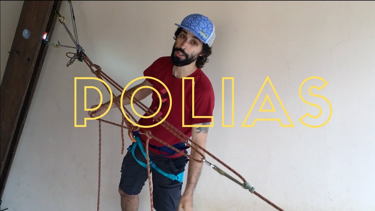 Sistemas de polias para autorresgate em escalada (3:1, 5:1 e 6:1)
