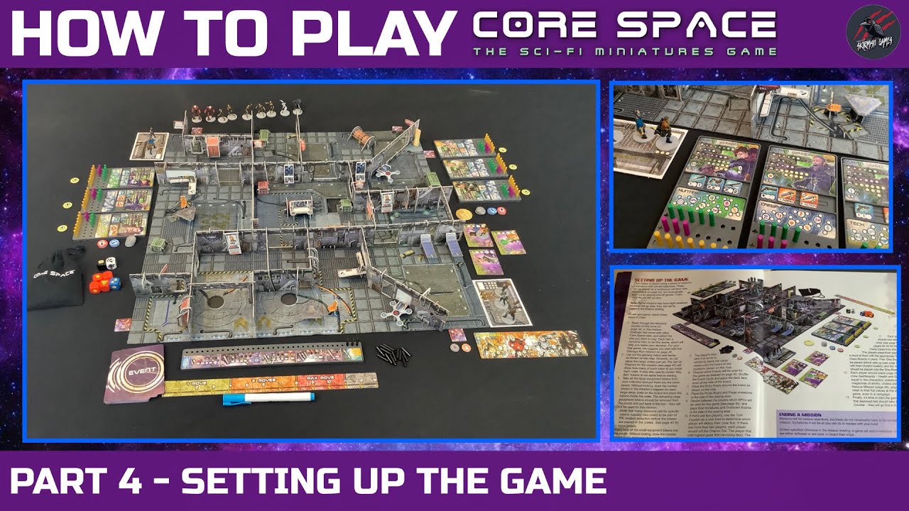 КАК ИГРАТЬ В CORE SPACE — ЧАСТЬ 4 — НАЧАЛО ИГРЫ Правила Core Space из основного набора