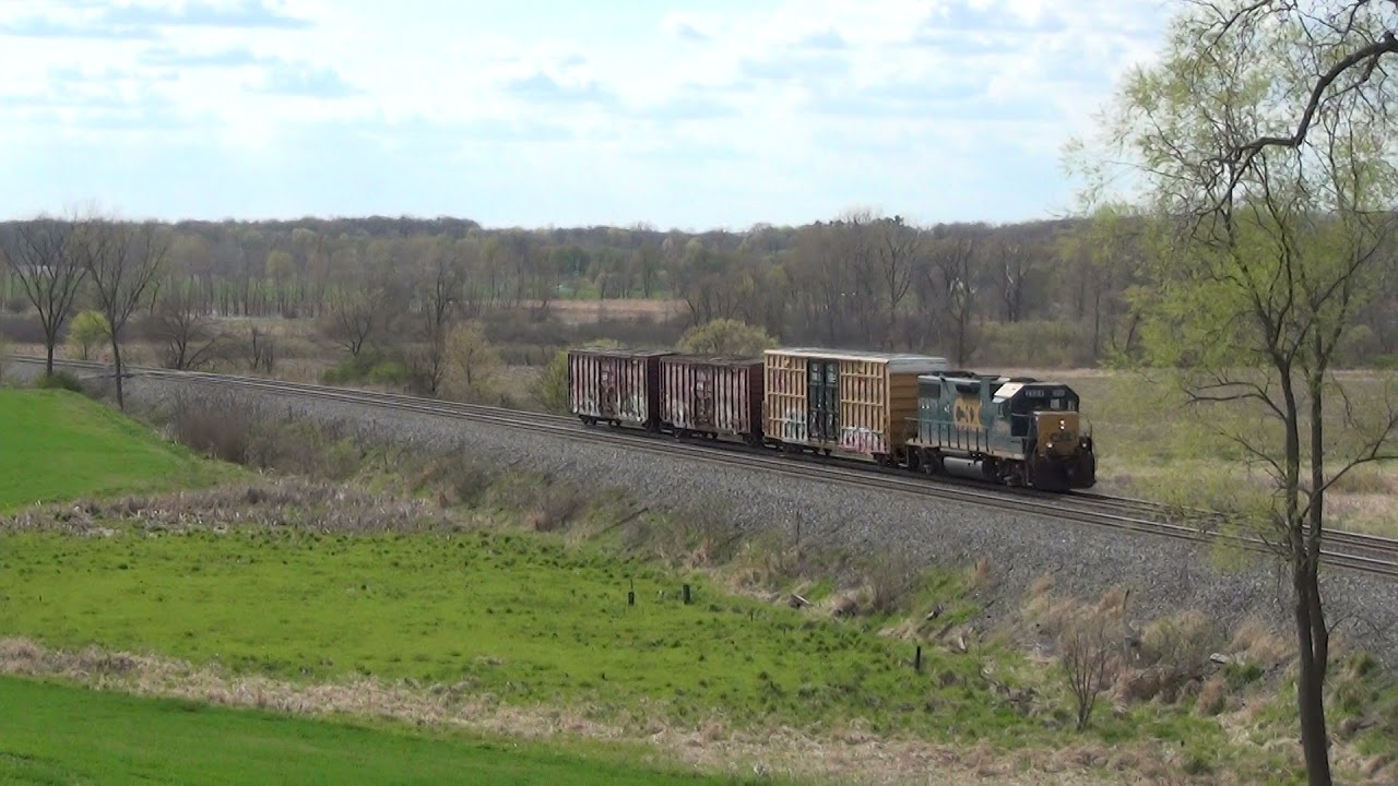 csx 2504 Albion IN 4/18/21 Train J716 Edit