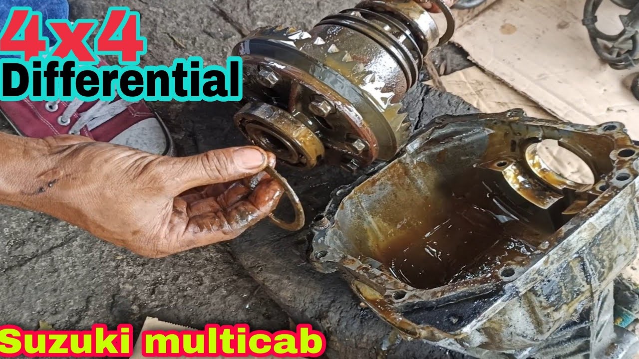 Front differential 4x4 humming sound problem||Suzuki multicab