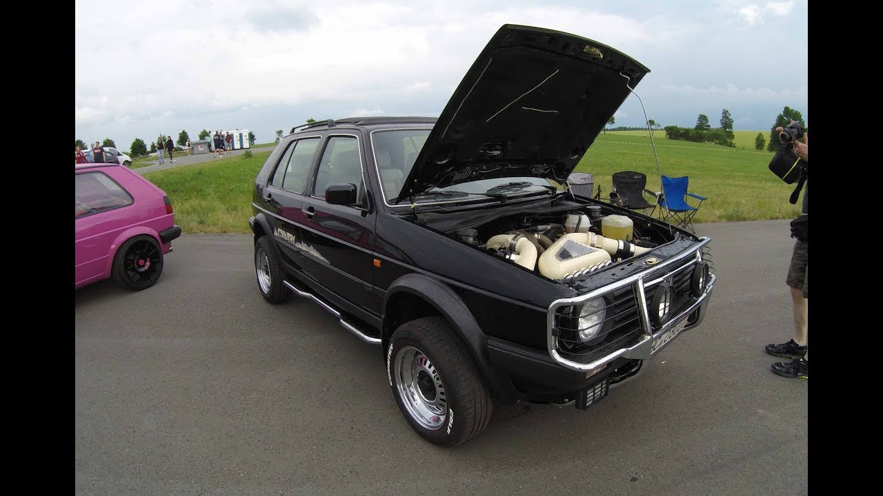 Volkswagen VW Golf 2 Country II Syncro AWD 4/5 door SUV MK2 tuning show car auto walkaround V2553