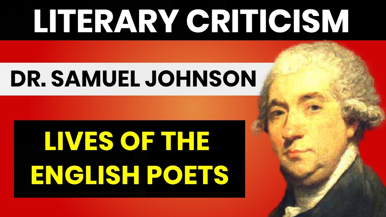 Samuel Johnson Lives of the English poets | UGC Net Exam | Ba , Ma English |