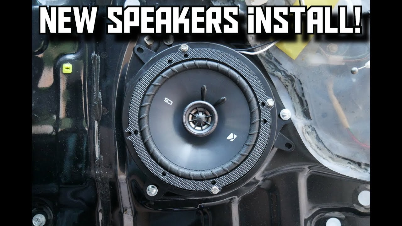 MY CELICA GETS NEW SPEAKERS | How to change speaker on a toyota celica!